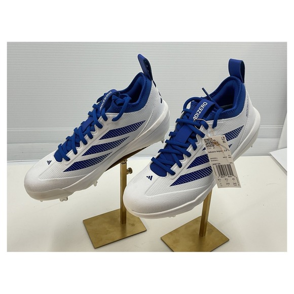 The Unbranded Brand Other - Adidas Adizero Impact 2.0 Baseball Cleats White Blue Size 7